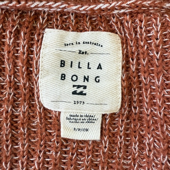 Billabong Women's Wrap Front Sweater size small - Picture 3 of 9